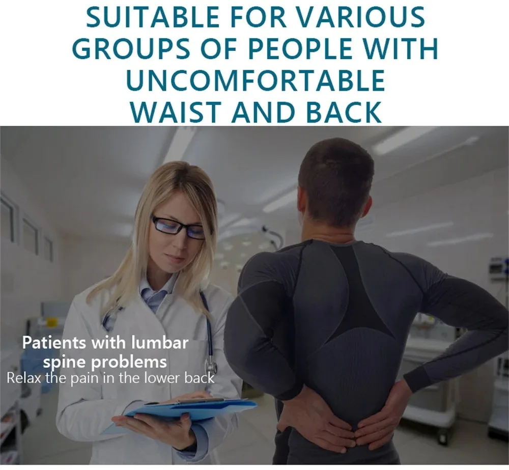 Memory Foam Lumbar Pillow - Ergonomic Car Seat Cushion for Posture Support Comfort