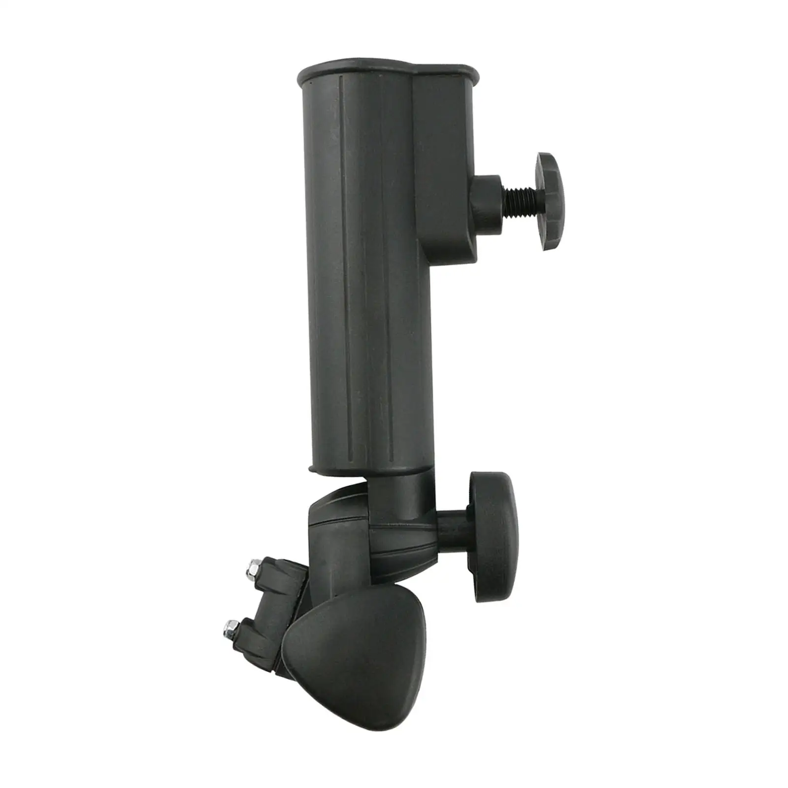 

Golf Cart Umbrella Holder Clamp Mount Adjustable Angle Durable Umbrella Support Base Stand Attachment for Practice Fishing Bike