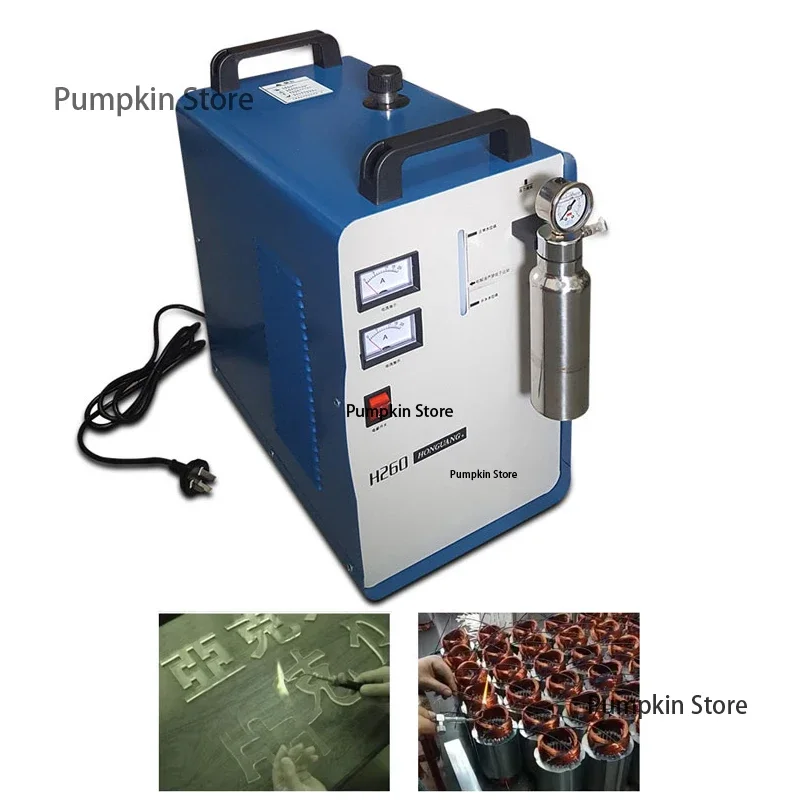 H260 150L/H Oxygen Hydrogen HHO Gas Flame Generator Acryl Polishing Machin Polisher Water Welding Machine