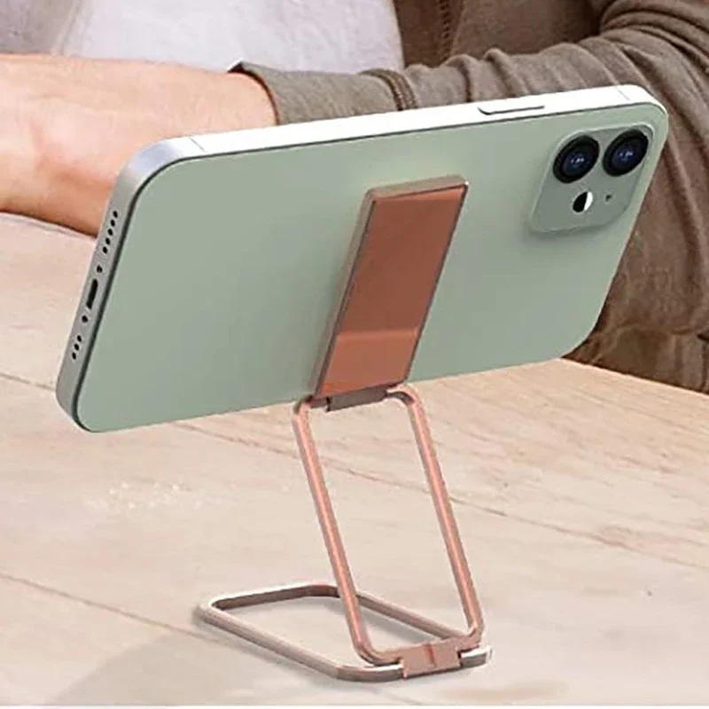 Luxury Cellphone Holder Metal Mobile Phone Stand Square 360° Folding Finger Ring Tablet Alloy Bracket for Samsung iPhone 12 13