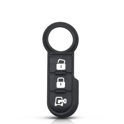 Enhanced 3 - Button Rubber Pad Fob Flip Folding Key Remote Case Cover (Model 2)