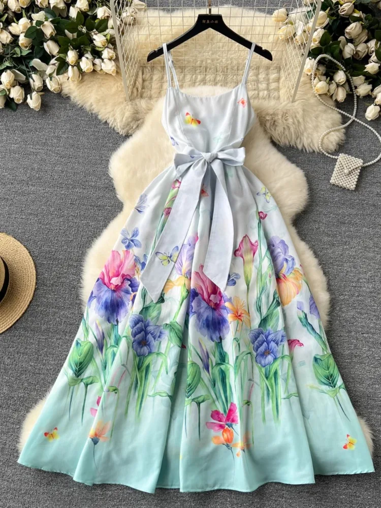 

Женское платье для отпуска Harajpee, роскошное молодежное длинное платье с поясом в стиле ретро