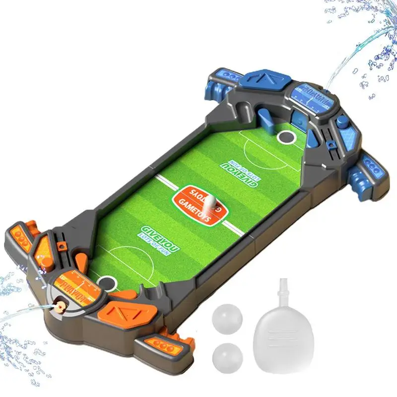 

Tabletop Football Soccer Pinball Mini Spray Water Pinball Game For Football Fans Impact Resistant Tabletop Football Sports Board