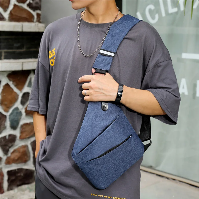 Men's and women's anti-theft crossbody bag