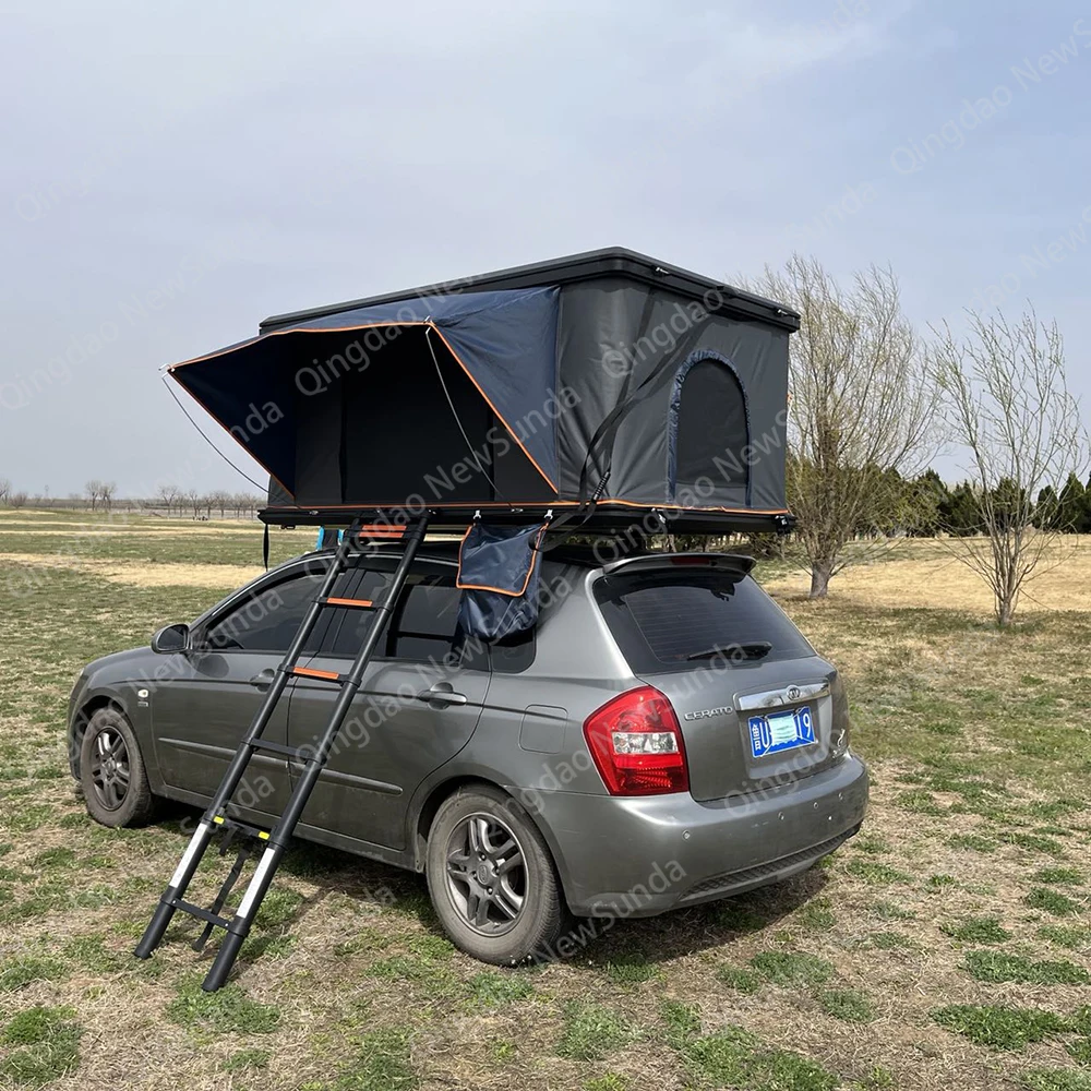 Tenda Da Tetto Per Auto Suv 4X4 Con Guscio Rigido Da Campeggio In Alluminio Maggiolina In Vendita