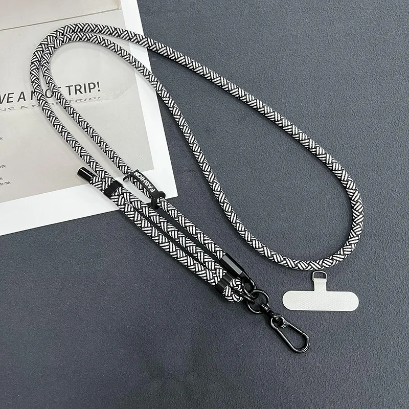 Versatile Crossbody Adjustable Phone Lanyard Strap with Detachable Neck Cord, 150cm