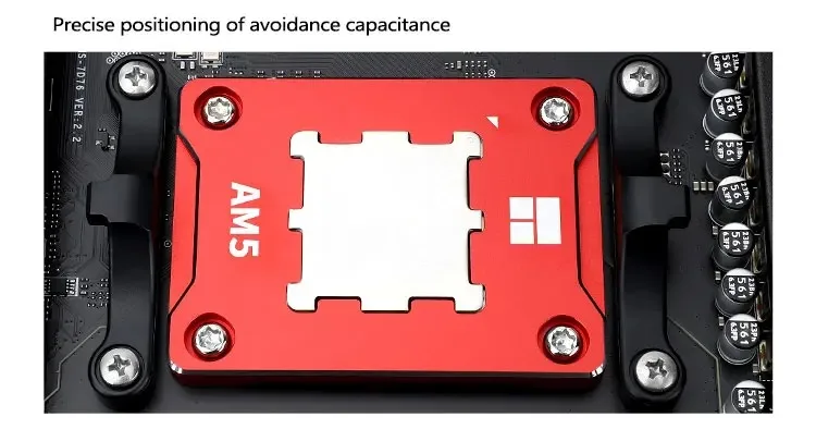 AM5 BCF Aluminum CPU Fixed Buckle AMD Bending Correction Fixing Bracket