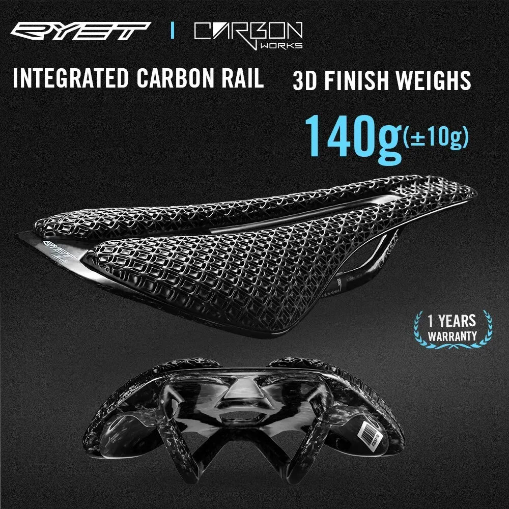 Ultralight 3D Printed Carbon Saddle 1