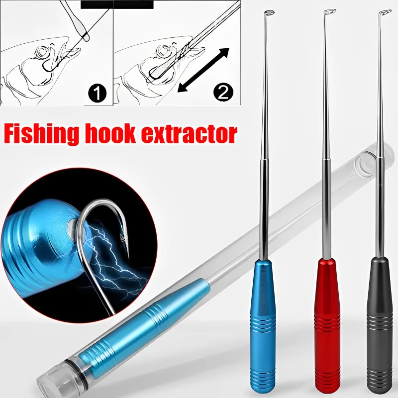 New Stainless Fish Hook Remover Extractor Tool for Fishing Safety Fishing  Hook Extractor Detacher Rapid Decoupling Fishing Goods