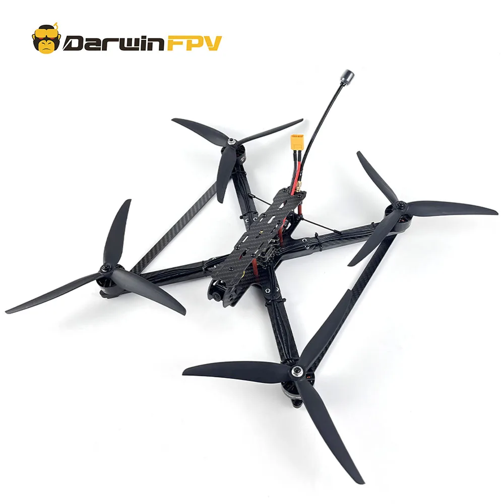 

DarwinFPV X9 363 мм Колесная база F4 6S 9 дюймов большой радиус действия FPV гоночный Дрон с 2812 мотором 100A ESC 5,8G 1000mW VTX