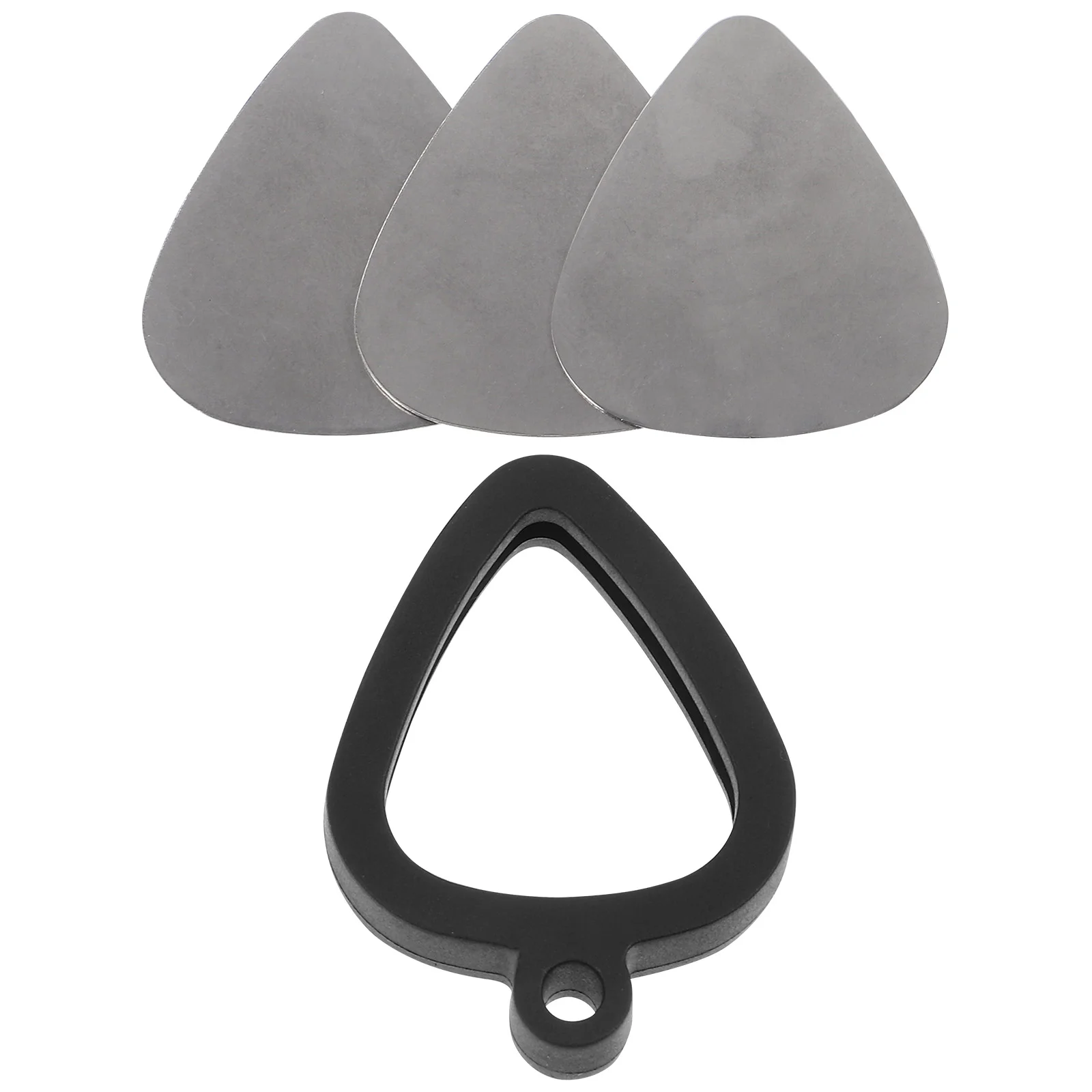 

Silicone Pick Clip Guitar with Both Sides Case Storage Holder Bracket Finger Pics for Silica Gel Parts