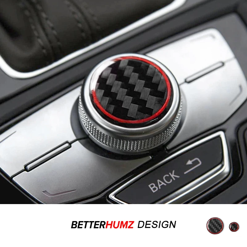 아우디 A6 C6 2005-2011 탄소 섬유 자동차 인테리어 센터 콘솔 멀티미디어 ..