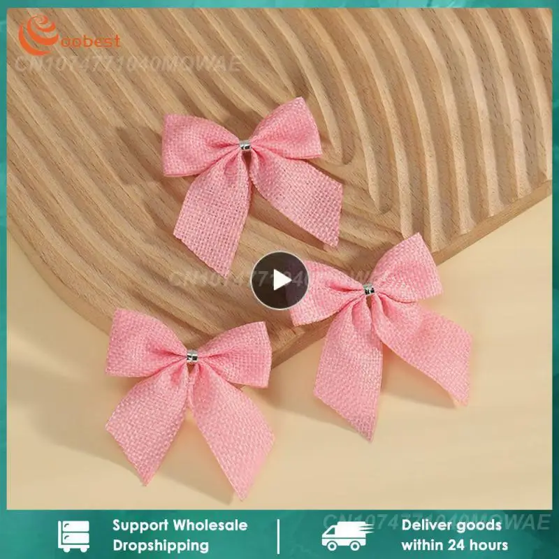 

Рождественская золотая пыль, банты, Рождественская елка, печатные банты, украшения, Рождественская Блестящая лента, бант, украшения для рождественской елки