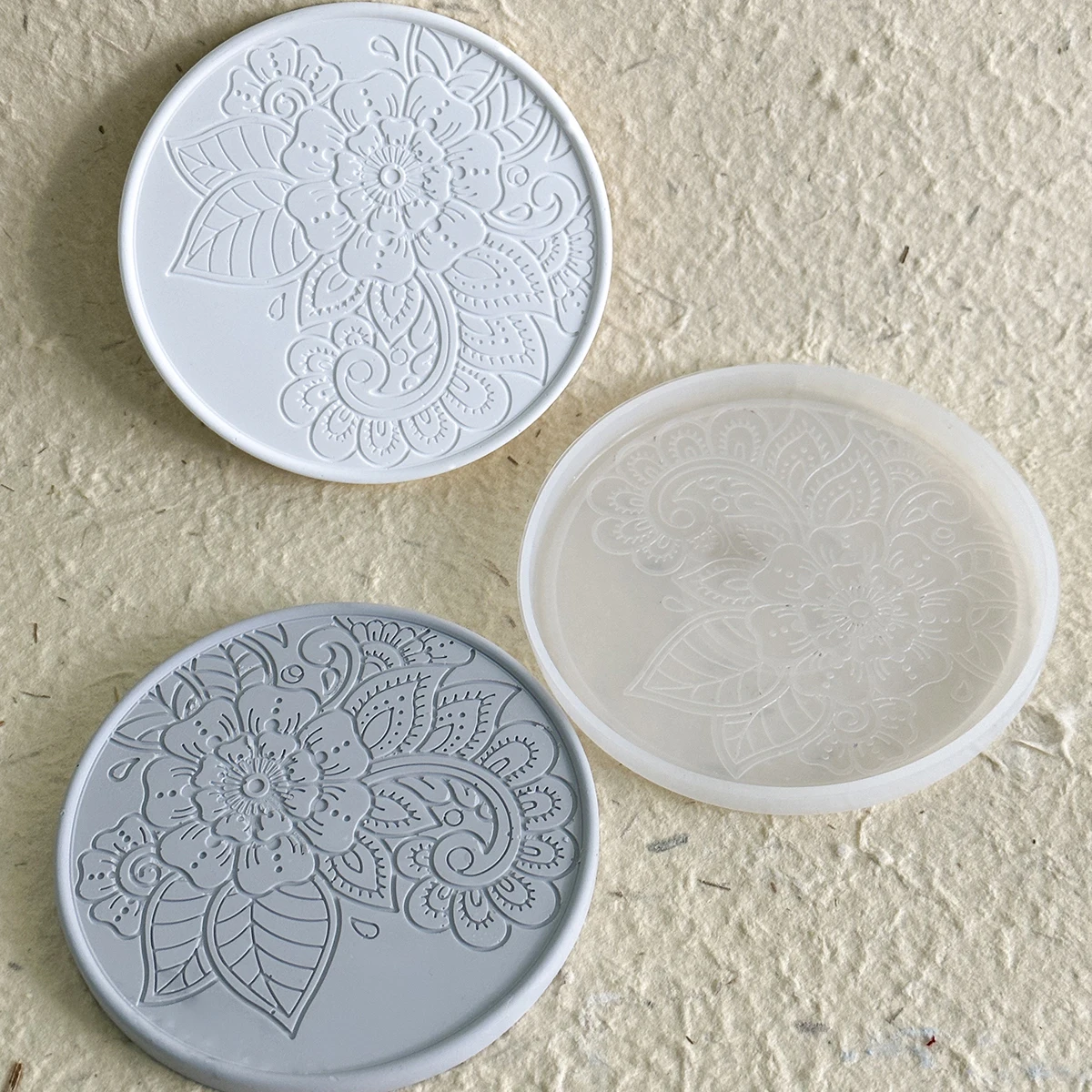 Silicone Mold for DIY Coaster Crafts – Epoxy Resin & Home Decor