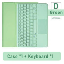 Wireless Magic Keyboard with Bluetooth Connectivity - Sleek and Versatile Design for Air 13 M4 M3 M2 (D Green no mouse)