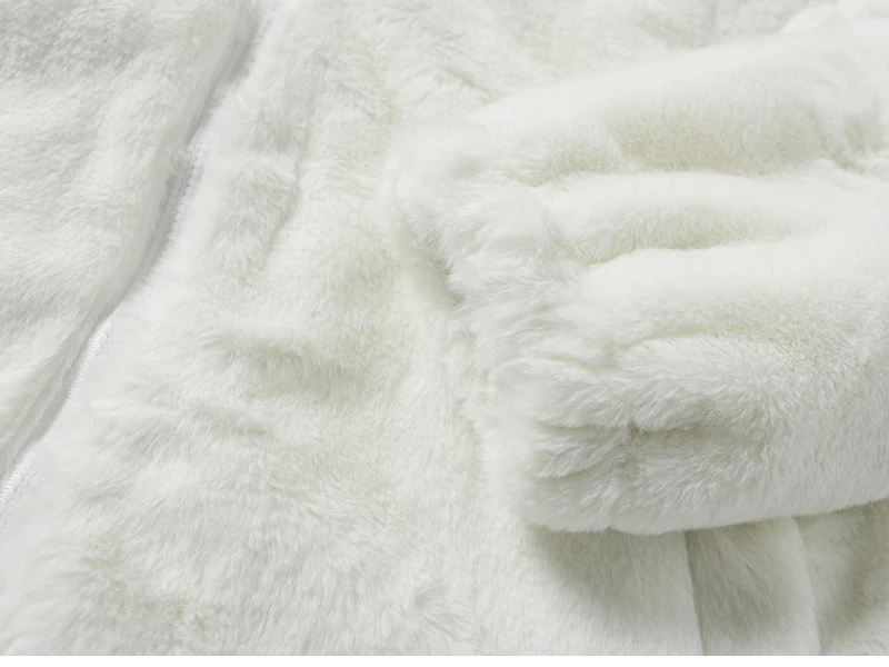 Men's Cotton Fur Fluffy Winter Fleece Coat - true deals club