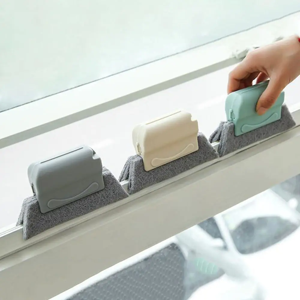 1pc/2pcs/4pcs Window Groove Cleaning Cloth Window Cleaning Brush Brush  Windows Slot Cleaner Brush Clean Window Slot Cleaner