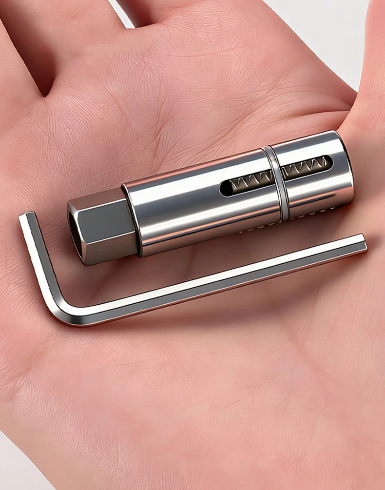 Broken Pipe Extractor Tool Adjustable Damaged Thread Extractor With Hex Wrench For Faucet Valve Tool Accessories