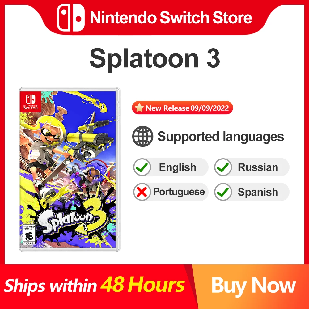 Nintendo Switch Splatoon 3 Game for Nintendo Switch OLED Lite Game