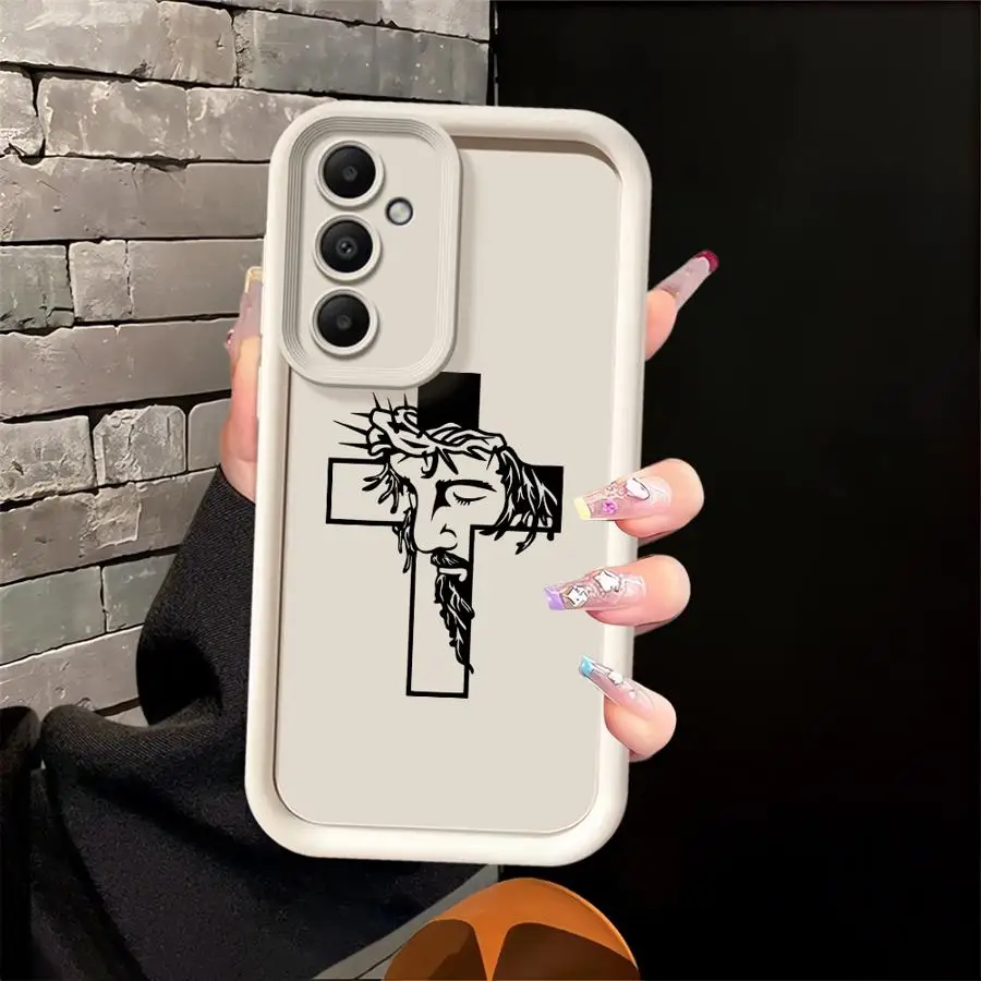 Elegant God Cross Art Phone Cover Case