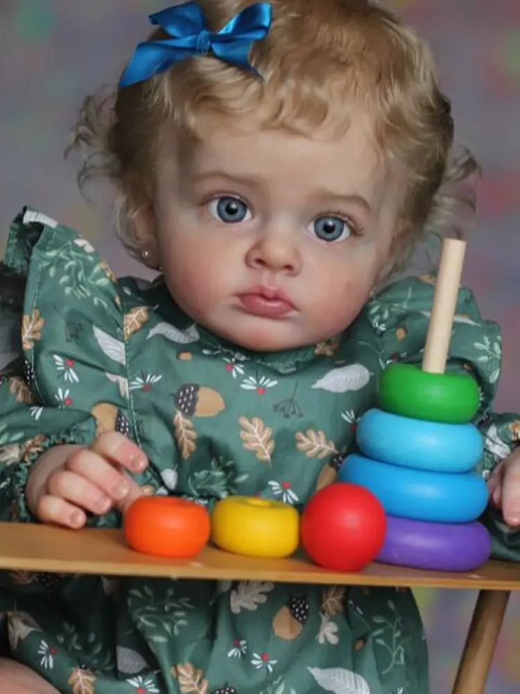 

58CM Lifelike Toddler Doll Finished Reborn Baby Dolls Tutti Handmade Dolls Toy Christmas Gift For Girls