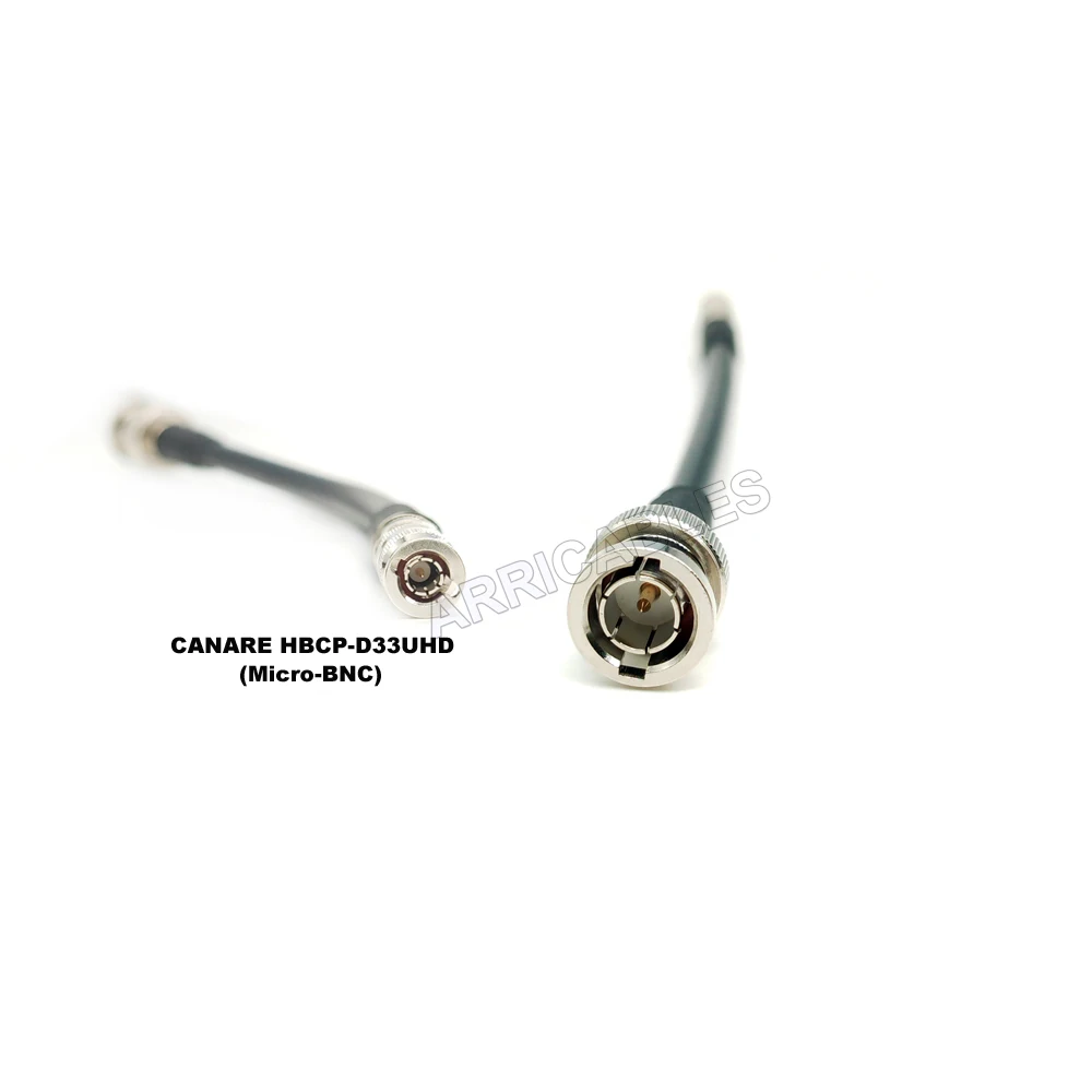 Micro BNC Stecker rechter Winkel zu BNC 6G HD SDI Koaxialkabel für Blackmagic eB