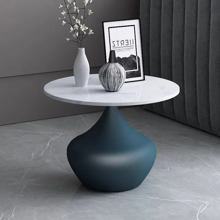 

Unique Coffee Table Sofa Bedroom Living Room Home Coffee Table Modern Ornament Metal Corner Korean Nordic Mesa Redonda Furniture