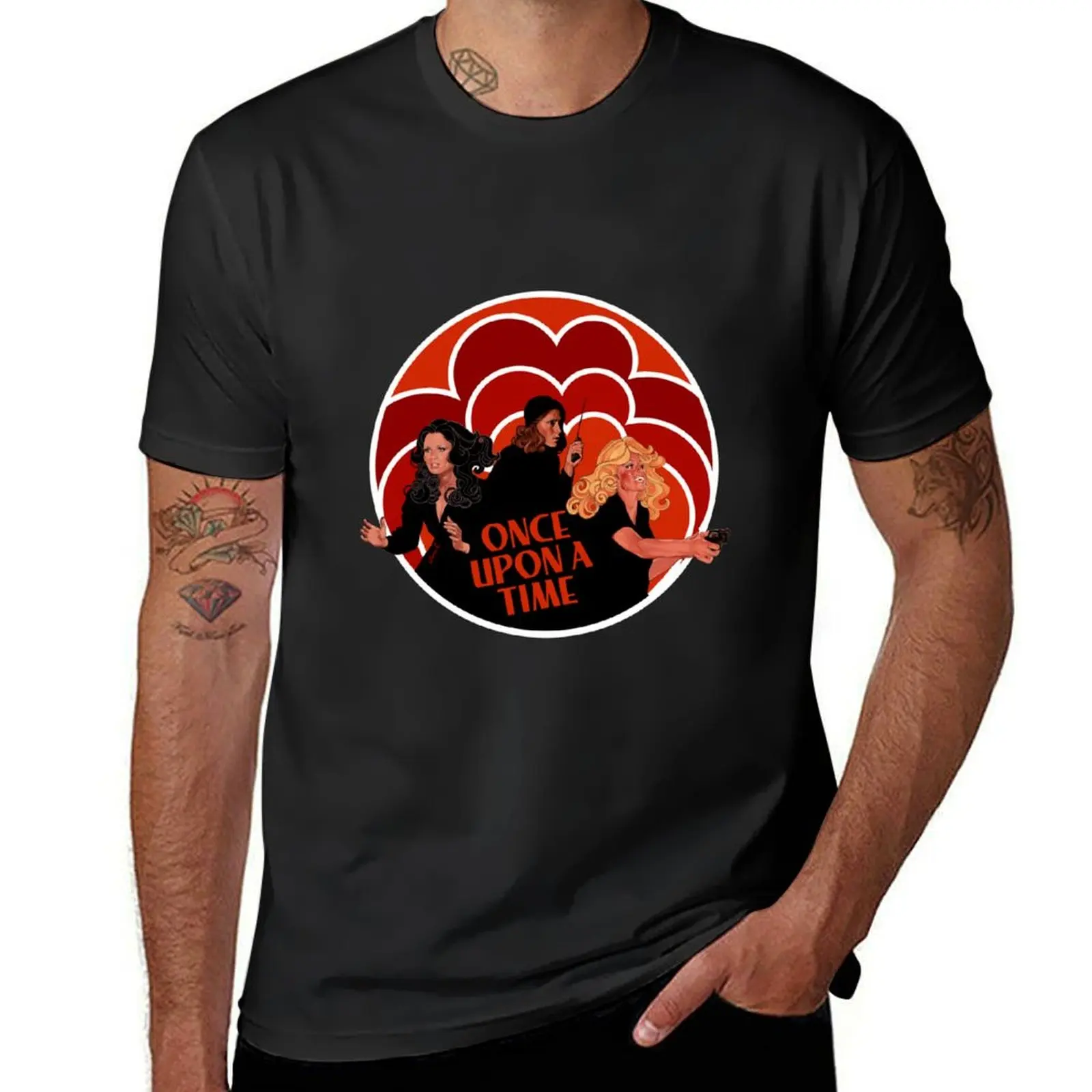 once upon a time 6 T-Shirt boys whites anime clothes graphics mens tall t shirts