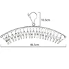 Stainless Steel Clothes Drying Hanger Windproof Clothing Rack Clips Sock Laundry Airer Hanger Underwear Socks Holder 20 Clips 6