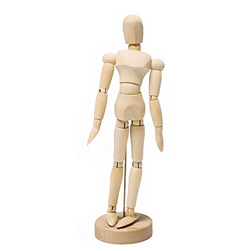Wooden Drawing Draft 14 Various Poses Drawing Material Movable Model Doll 14 Cm