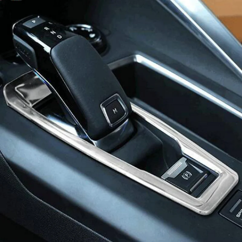 Bjmycyy Misura Per 2017 Peugeot 3008 5008 Gt Line Accessori Interni Piccolo Freno Di Stazionamento Elettronico Chrome Trim Cover Frame Styling