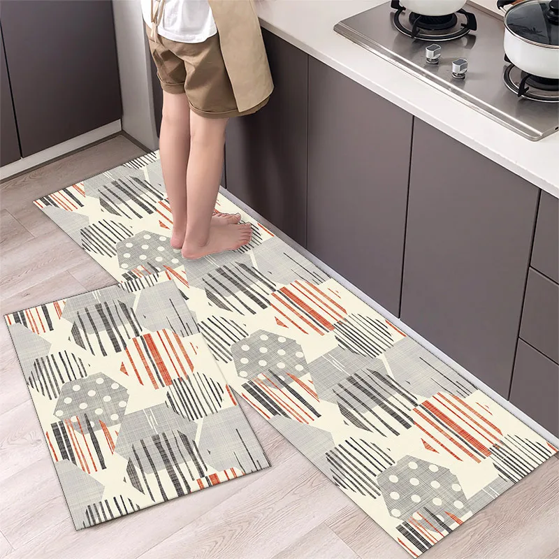 

Anti-Slip Long Kitchen Carpet for Floor Hallway Balcony Bathroom Mat Home Entrance Doormat Bedroom Living Room Home Decor Rug