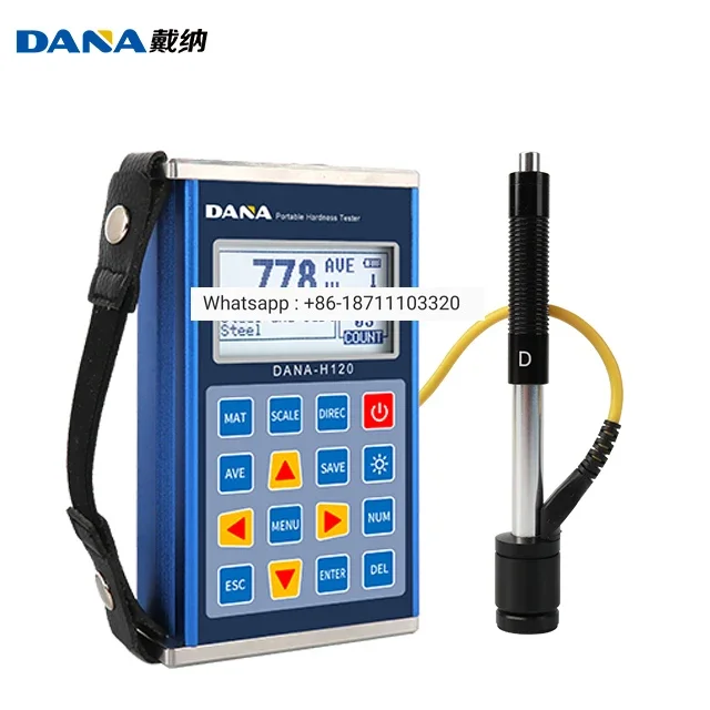 

DANA H120 Digital Metal Hardness Tester Machine Portable Leeb Hardness Tester industrial metal detectors