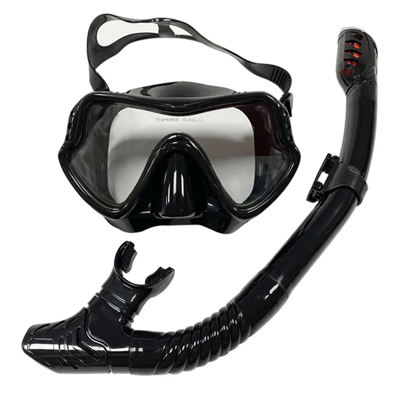 Maschera Da Sub Professionale Snorkel E Occhiali Da Snorkeling Occhiali Da Nuoto Nuoto Facile Da Respirare Set Maschera Da Snorkeling
