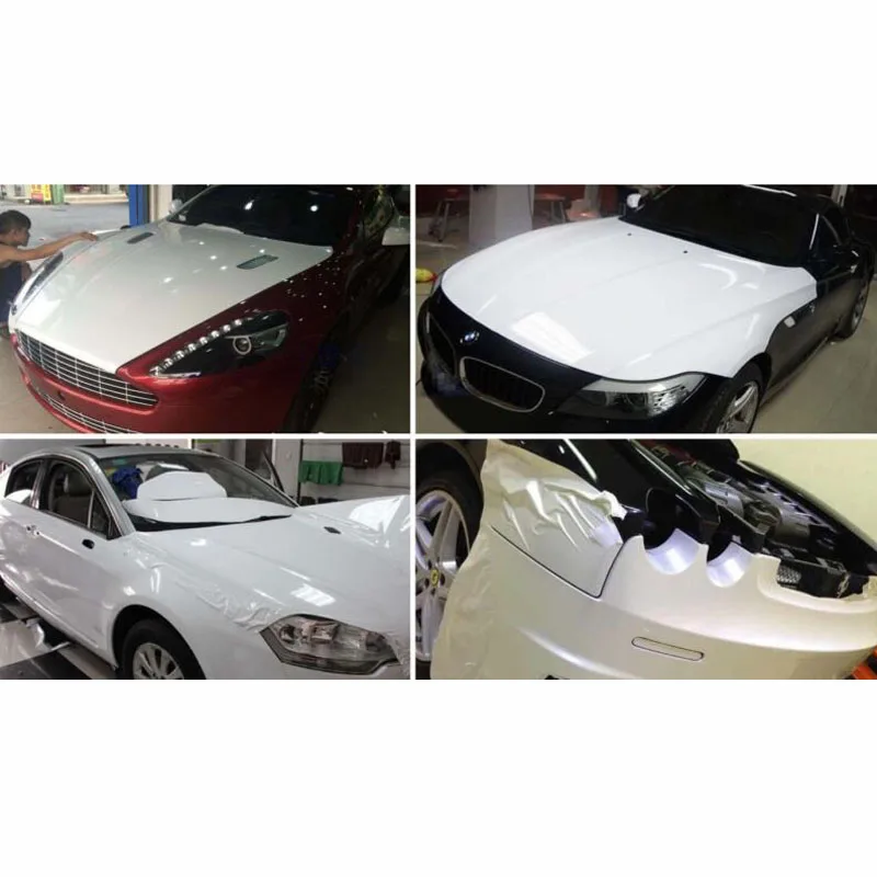 

Decor Car sticker Vinyl Decal 30*150CM Gloss White 1pc Air Bubble Free UV-resistant Waterproof Durable Practical