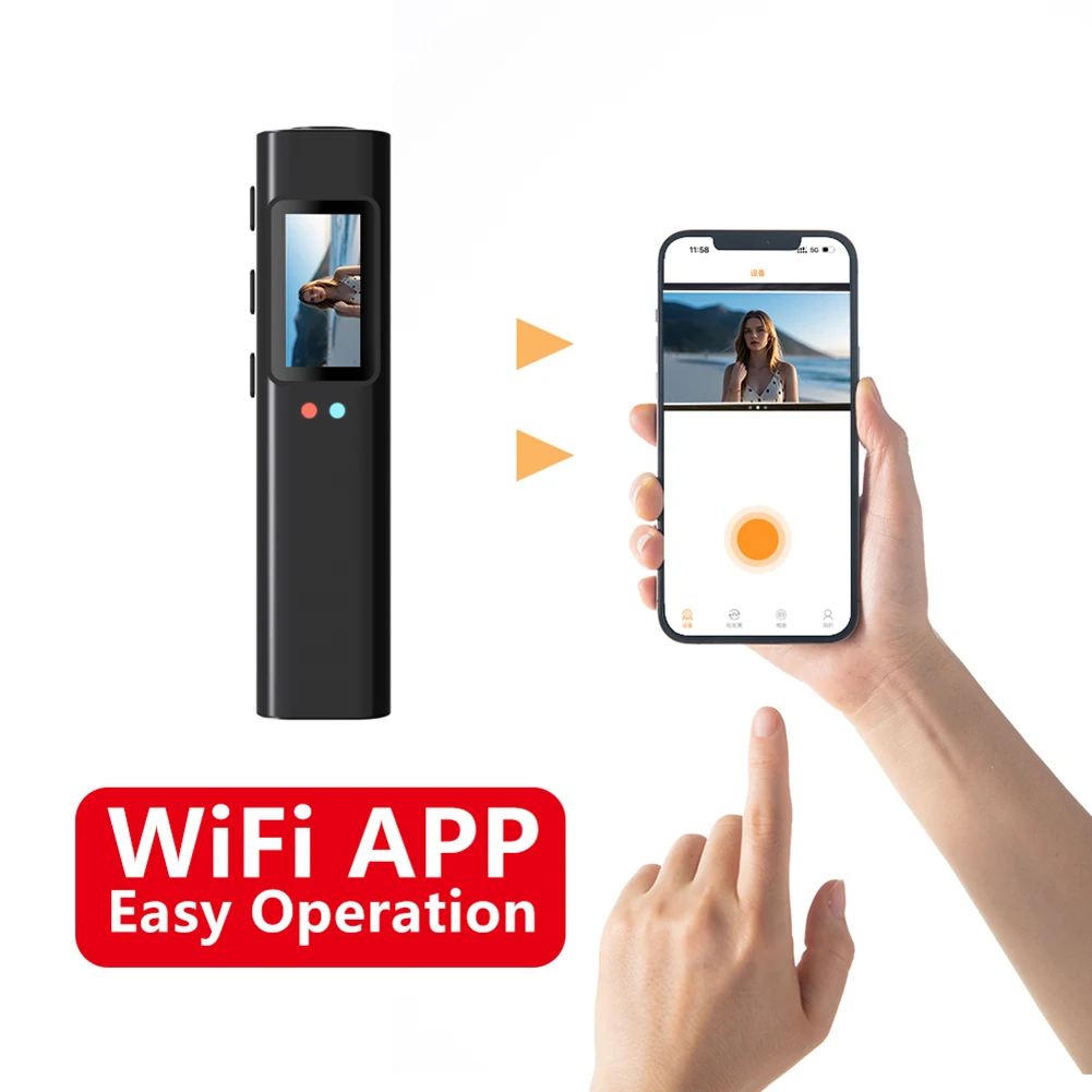 S110 1080p HD Glasses Mini Camera 2.7K WiFi Motorcycle Action Camcorder 250mAh Cycling Video Shooting Sound Recording Cameras