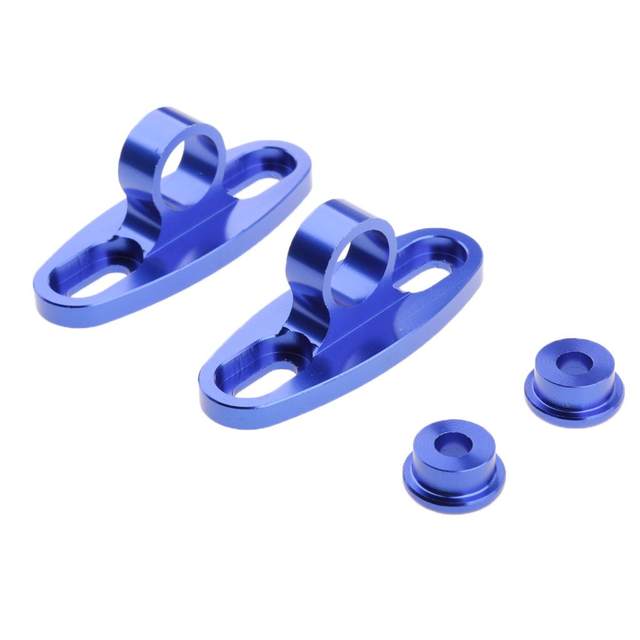 Motorcycle CNC Aluminum Rearview Mirror W/Fairing Adapters Holder Mount