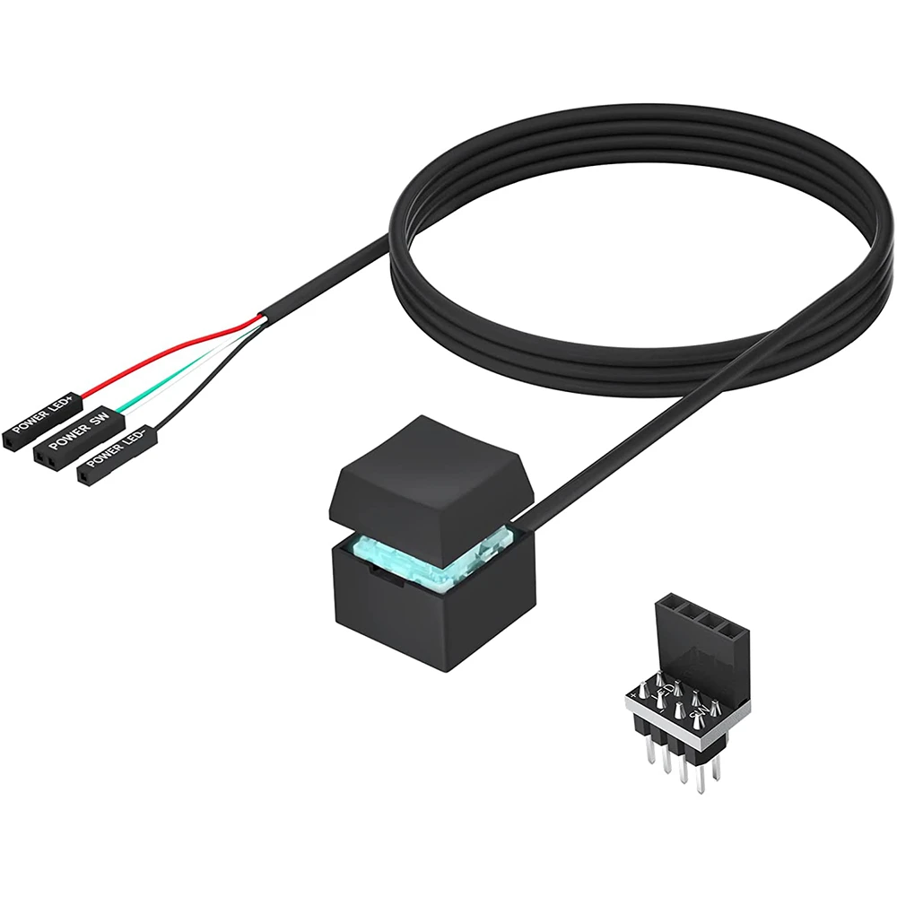 Mechanical Keycaps Motherboard External Start Computer Switch On/Off ...