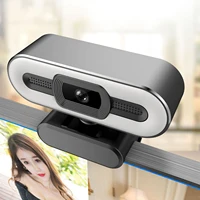 New 4K Webcam Autofocus HD Webcam with Fill Light Rotatable Laptop Webcam PC Computer Camera with Microphone for Youtube Video - Image 4