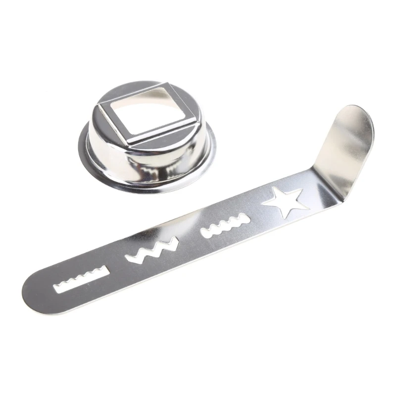 Cookie Cutter Cookie Maker Attachment Pastry Attachment Grinder Stainless Steel Biscuit Mold Dough Cutters for Cookie
