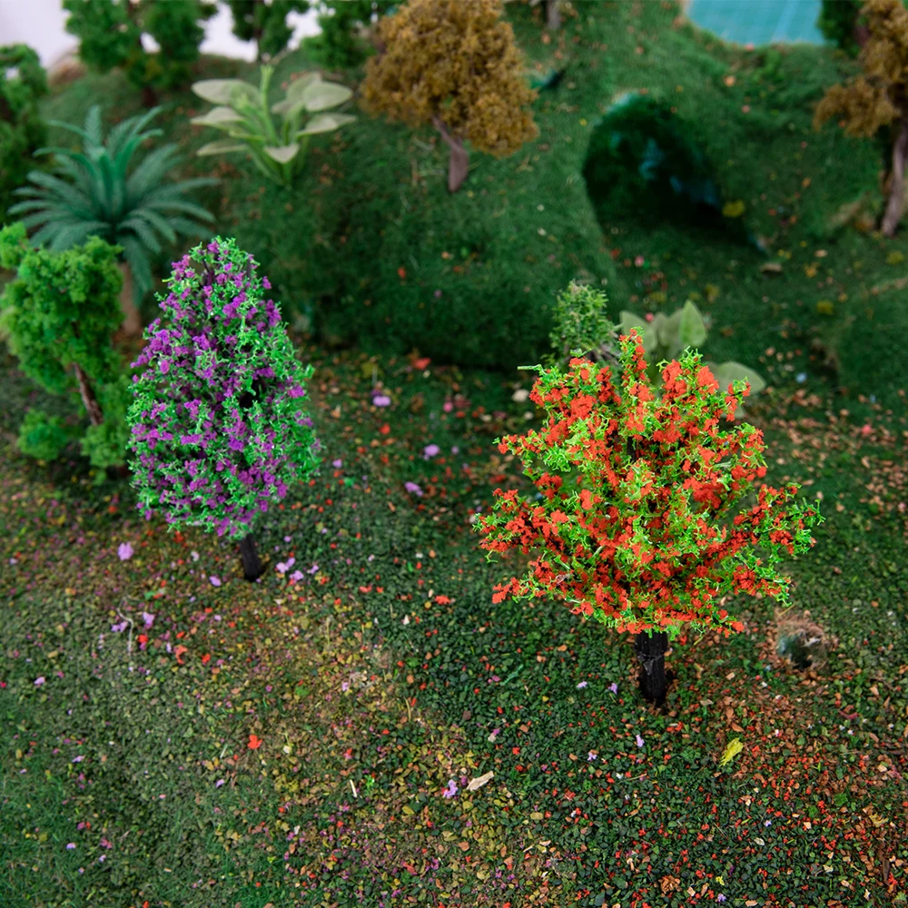 30G Miniature Artificial Model Flower Tree foliage Train Railway Grass Powder Foliage For Model Building 6