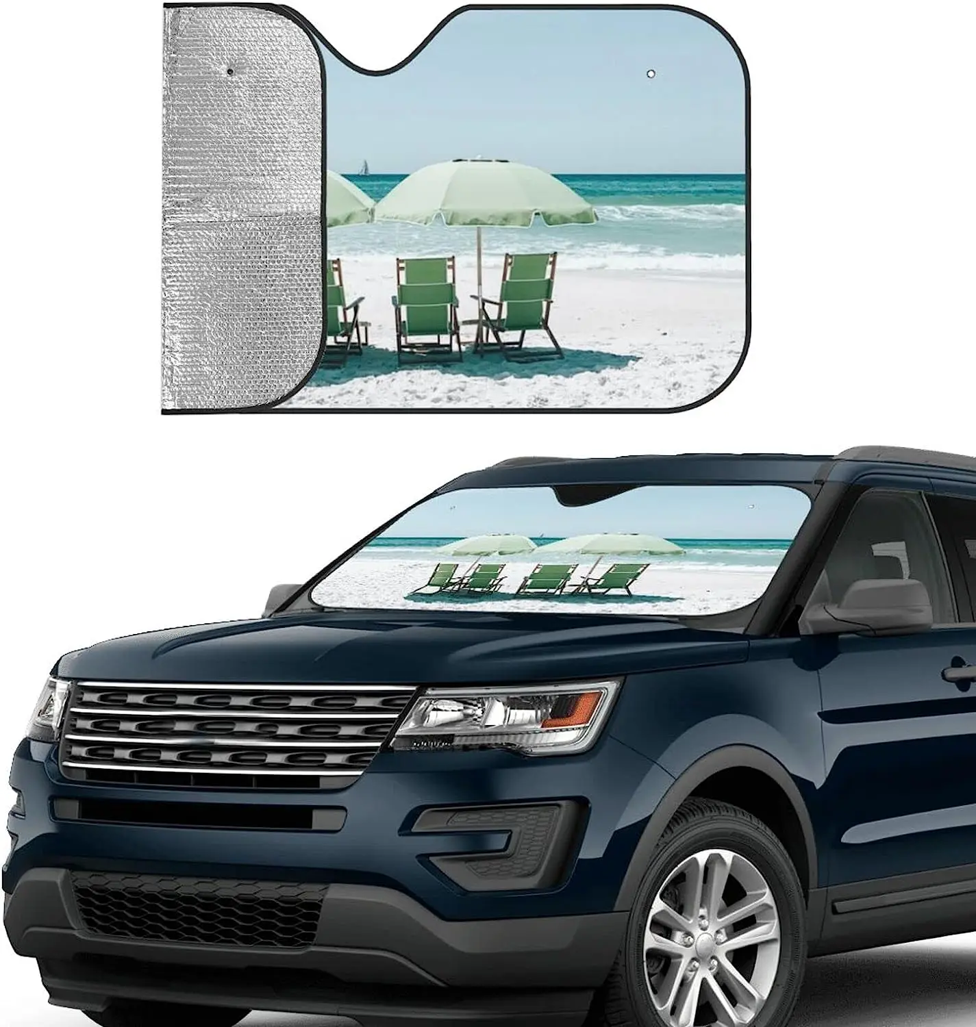 Personalized Windshield Cover Sunshade Custom Car Sun Shade Customizable  With Your Picture, Logo, Image, Text Gift for Car Lovers 