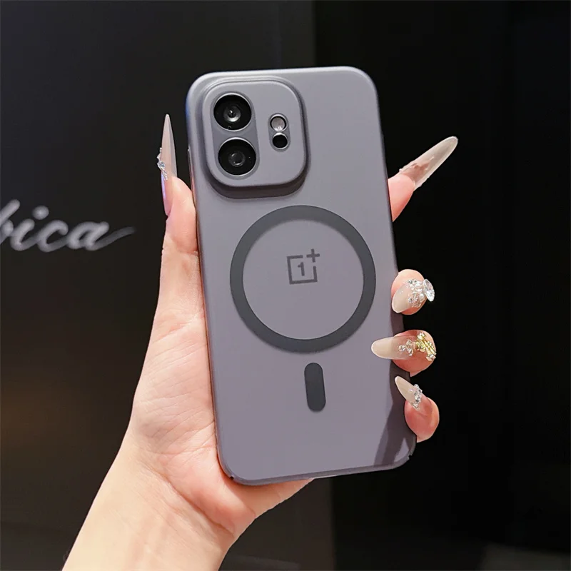 Matte Transparent Magnetic Phone Case Cover