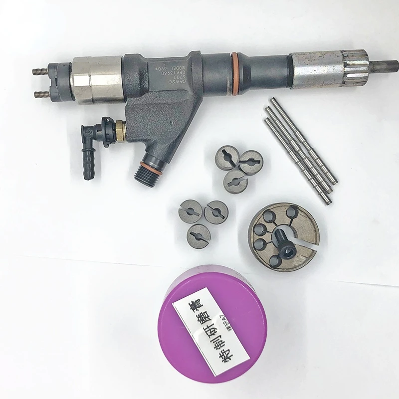 Voor Denso Bosch Common Rail Injector Valve Staaf Slijpen Tool Set Kan Veranderen De Staaf Diameter