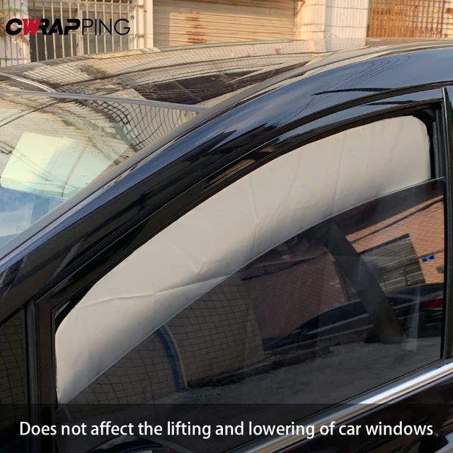 Proteja seu carro do sol com esta cortina magnética para janelas laterais 4 Magnetic Car Side Window Sunshade