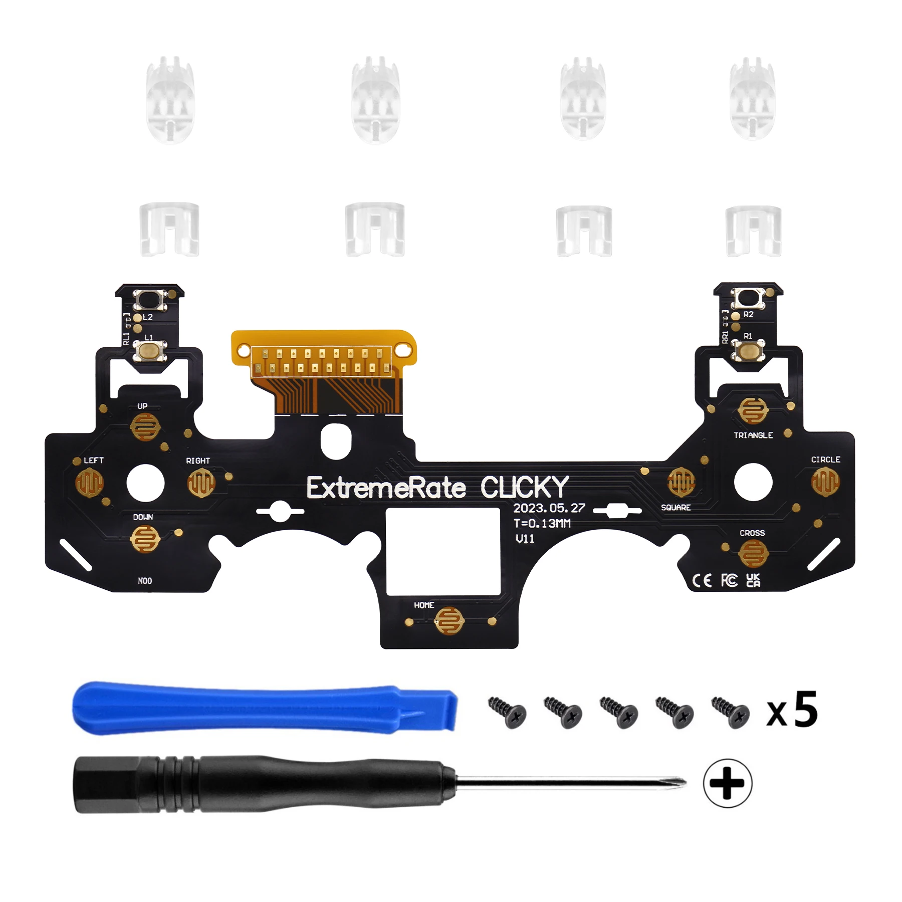 eXtremeRate Clicky カスタム フラッシュショット ヘアトリガー