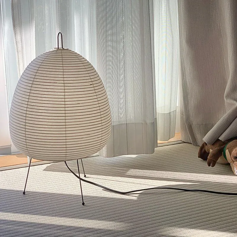 Japonês Arroz Papel LED Table Lamp, Tripé Lâmpada de Chão, Art Creative Decor, Sala, Quarto, Cabeceira, Estudo, Hotel, Hotel