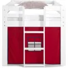 Jasper Twin Junior Loft Bed with Playhouse Tent Storage Features Durable Polyester Frame Ideal Kids Bedroom Space Saving 6