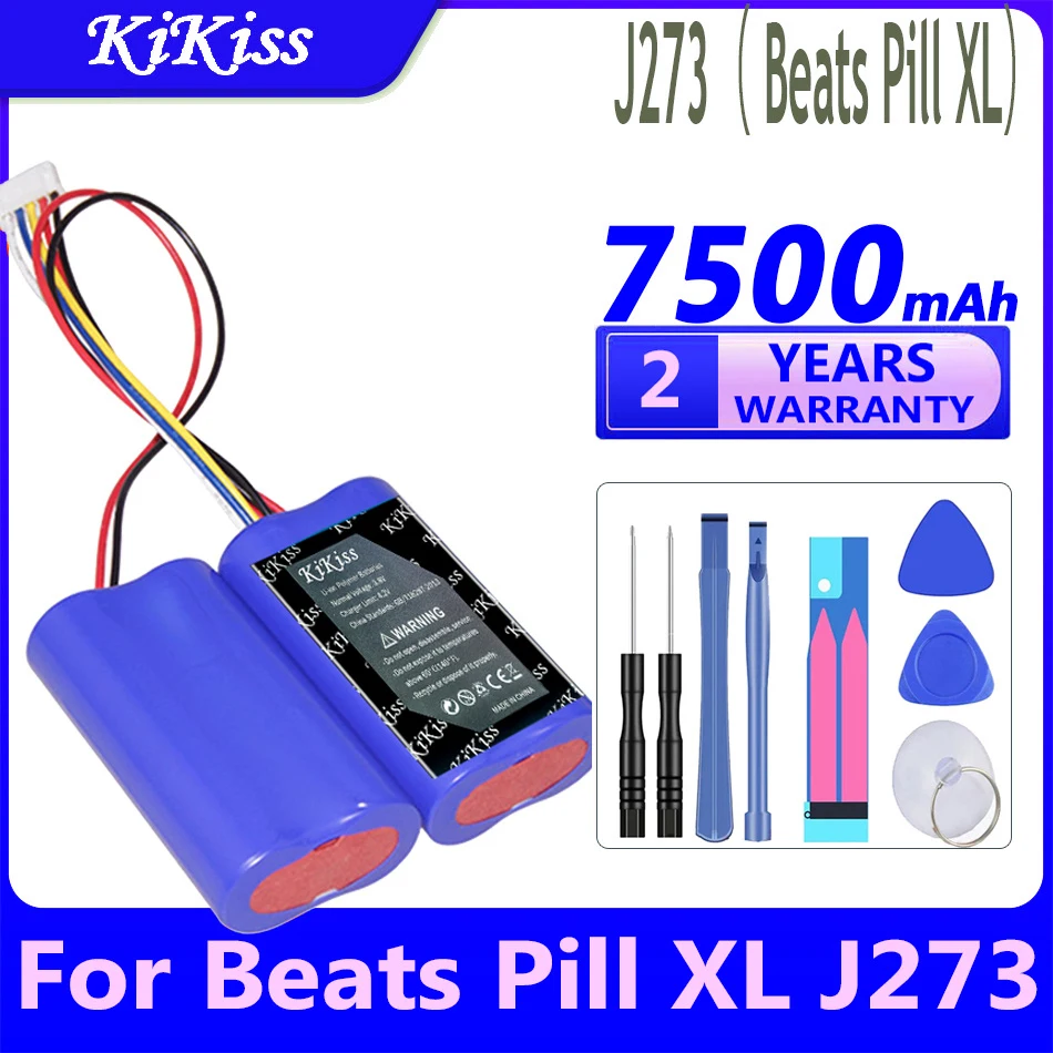 

KiKiss Powerful Battery J272 ICP092941SH (Pill 2.0) for Beats Pill 2.0 wireless portable speaker B0513 Pill XL J273 Batteries