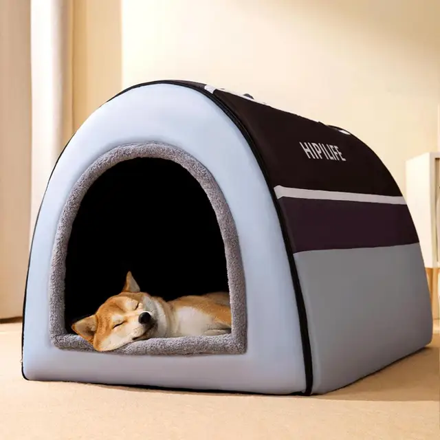 Beds Kennell Tent Crate Dog House Indoor Pet Toys Tiny Dog House Puppy Home  Cat Enclosure Outdoor Cachorro Dog Furniture Fg24